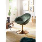 Grüne Moderne Fun-Möbel Relaxsessel aus Samt Breite 50-100cm, Höhe 50-100cm, Tiefe 50-100cm 