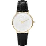 Cluse Damen Analog Quarz Uhr mit Leder Armband CL30048