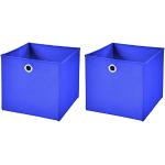 CM3 2 Stück Blau Faltbox 33 x 33 x 33 cm Aufbewahr