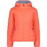 Reduzierte Orange Gesteppte CMP Winterjacken aus Kunstfaser für Damen Größe S 