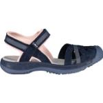 Blaue CMP Outdoor-Sandalen mit Klettverschluss für Damen Größe 41 für den für den Sommer 