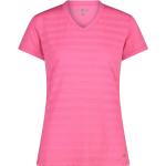 Reduzierte Pinke CMP T-Shirts aus Mesh für Damen Größe XS 