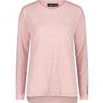 Rosa Langärmelige CMP T-Shirts für Damen Größe L 