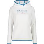 Reduzierte Weiße CMP Damenfleecepullover & Damenfleeceshirts aus Fleece mit Kapuze Größe M 