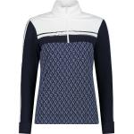 Marineblaue CMP Zip Hoodies & Sweatjacken aus Fleece für Damen Größe S für den für den Herbst 
