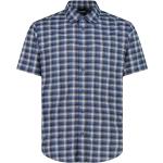 Reduzierte Dunkelblaue Karo Sportliche CMP Outdoor-Hemden aus Polyester für Herren Übergrößen 