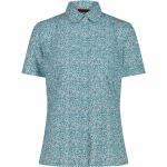 Reduzierte Cyanblaue Sportliche CMP Outdoor-Hemden aus Polyester für Damen Größe XS 