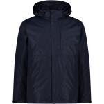 Blaue Gesteppte Wasserdichte Winddichte Atmungsaktive CMP 3-in-1 Jacken mit Kapuze für Herren Größe XL für den für den Sommer 