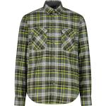 Reduzierte Grüne CMP Flanellhemden aus Flanell für Herren Größe 3 XL 
