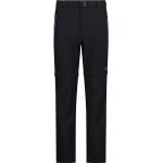 Schwarze Zip Off Hosen aus Polyester für Herren Größe XL 