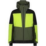 CMP - Jacket Fix Hood PL Pongee Jacquard - Skijacke Gr 56 oliv