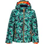 CMP Girl Jacket Snaps Hood emerald-b.blue-acqua (22ZF) 98