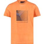 Orange Printed Shirts für Kinder & Druck-Shirts für Kinder aus Baumwolle für Jungen Größe 164 