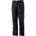 Schwarze Atmungsaktive Zip Off Hosen für Kinder & Zipphosen für Kinder mit Reißverschluss aus Polyester Größe 128 