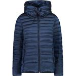 Blaue Gesteppte CMP Mini Kurzjacken & Cropped-Jackets gepolstert für Damen Größe L für den für den Winter 