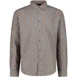 Graue Karo CMP Outdoor-Hemden aus Polyester für Herren Größe S 