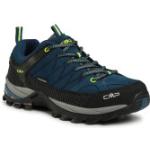 CMP Rigel Low Trekking Shoes WP blue ink-yellow fluo (08MF) 43
