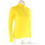 Reduzierte Gelbe CMP Stehkragen Damensweatshirts mit Reißverschluss aus Polyester Größe XS 