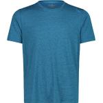 Blaue Sportliche CMP T-Shirts aus Polyester für Herren Übergrößen 