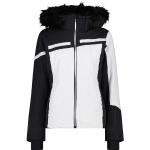 CMP Woman Jacket Zip Hood - Damen - Schwarz / Weiß - Größe XS- Modell 2024