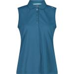 Unifarbene CMP Polo-Tops mit Knopf aus Polyester für Damen Übergrößen 