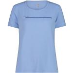 Reduzierte Blaue Langärmelige CMP T-Shirts für Damen Größe XXS 