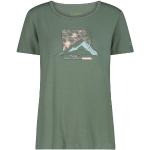 Reduzierte Olivgrüne Langärmelige CMP T-Shirts für Damen Größe XXS 