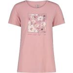 Reduzierte Rosa Langärmelige CMP T-Shirts für Damen Übergrößen 