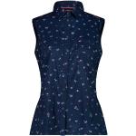 Reduzierte Blaue Ärmellose CMP Outdoor-Hemden aus Polyester für Damen Größe M 