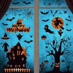 Fenstertattoos & Fensteraufkleber mit Halloween-Motiv wiederverwendbar 