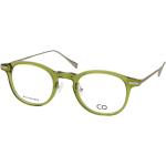 Grüne Runde Runde Brillen aus Kunststoff für Herren 