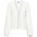 Weiße V-Ausschnitt Longwesten aus Baumwolle für Damen Größe 3 XL 