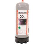 CO2 Einwegflasche 2 L (1,3kg) Schutzgas Schweißgas für MAG-Schweißen, Aquaristik