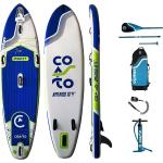 Coasto Amerigo SUP-Hybridboard Stand Up Paddle 315x84x15cm Pumpe blau weiß 1B-Ware