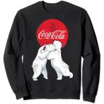 Schwarze Coca Cola Coca Cola T-Shirts mit Weihnachts-Motiv für Herren Größe S Weihnachten 
