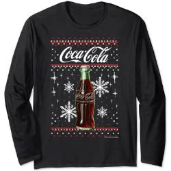 Coca-Cola Classic Bottle Christmas Sweater Style L