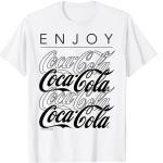 Coca-Cola Enjoy and Repeat Logo Graphic T-Shirt
