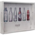 Schwarze US Divers Coca Cola Serviertabletts aus Holz 