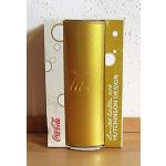 Goldene Coca Cola Wassergläser aus Glas 