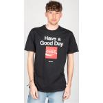 Schwarze Brixton Coca Cola T-Shirts aus Baumwolle für Herren Größe XL 