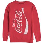 Rote Coca Cola Coca Cola Herrensweatshirts Größe M 