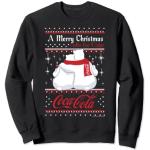 Schwarze Coca Cola Coca Cola T-Shirts mit Weihnachts-Motiv für Herren Größe S Weihnachten 