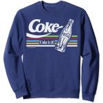 Blaue Coca Cola Coca Cola Herrensweatshirts Größe S 