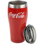 Reduzierte Rote Coca Cola Coca Cola Wassergläser aus Edelstahl doppelwandig 4 Personen 