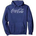 Blaue Vintage Coca Cola Coca Cola Herrenhoodies & Herrenkapuzenpullover Größe S 