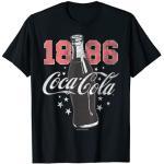Coca-Cola Vintage Collegiate Bottle & Stars Graphic T-Shirt