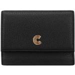 Schwarze Elegante Coccinelle Brieftaschen aus Leder für Damen 