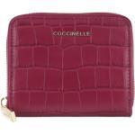 Coccinelle Portemonnaie - Croco Shiny Soft Wallet Leather - in purple - für Damen