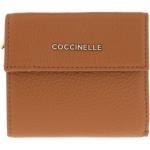 Coccinelle Portemonnaie - Metallic Soft Wallet Leather - in cognac - für Damen
