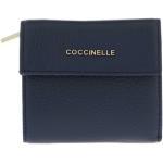 Coccinelle Portemonnaie - Metallic Soft Wallet Leather - in navy - für Damen